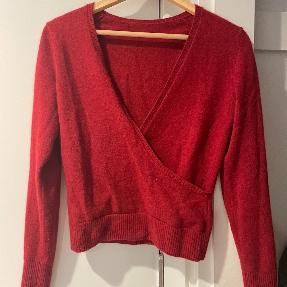 Cashmere Red Sweater